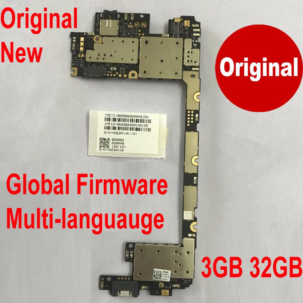 100% Original New Global firmware Mainboard Motherboard For Lenovo Vibe shot Z90 Z90-7 Z90A40 (3GB+32GB) Circuits Fee Flex Cable
100% Original New Global firmware Mainboard Motherboard For Lenovo Vibe shot Z90 Z90-7 Z90A40 (3GB+32GB) Circuits Fee Flex Cable