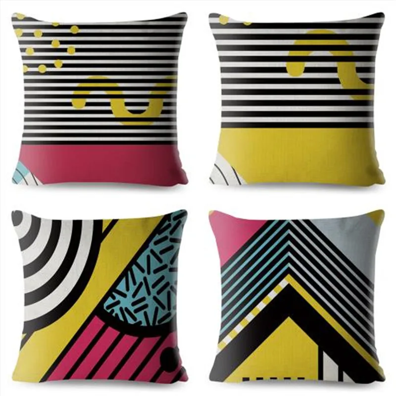 Pop Art Style Patchwork Geometric Cushion Cover for Sofa Home Decor Throw Pillowcase Print Pillow Case
Pop Art Style Patchwork Geometric Cushion Cover for Sofa Home Decor Throw Pillowcase Print Pillow Case