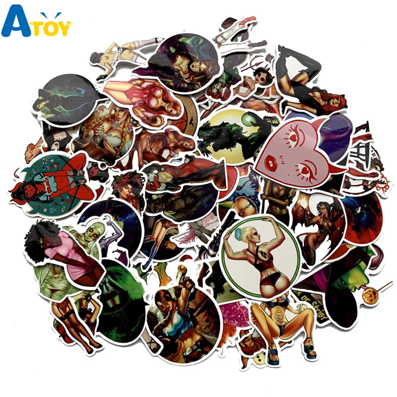 70 Pcs Graffiti Sticker Tease Fashion Sexy Beauty Girls Stickers Toy For Laptop Motorcycle Skateboard Luggage Car Pvc Waterproof
70 Pcs Graffiti Sticker Tease Fashion Sexy Beauty Girls Stickers Toy For Laptop Motorcycle Skateboard Luggage Car Pvc Waterproof