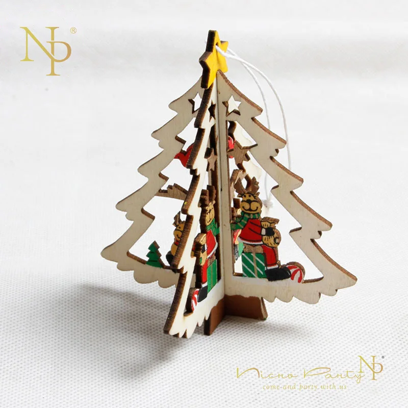 Nicro Wooden Christmas Pendant Tree Creative Decor 2019 Decoration Party Home New Christmas Decorations #Chr01
Nicro Wooden Christmas Pendant Tree Creative Decor 2019 Decoration Party Home New Christmas Decorations #Chr01