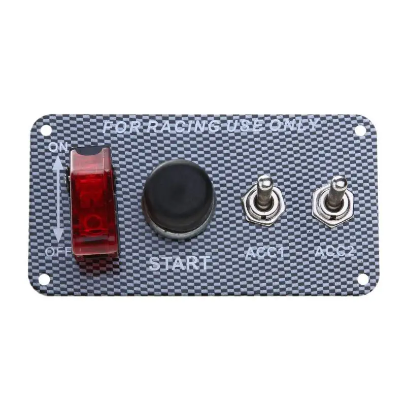 12V Racing Car Ignition Switch Carbon Fiber Panel Engine Start Push Button LED Toggle Auto Interior Accessories
12V Racing Car Ignition Switch Carbon Fiber Panel Engine Start Push Button LED Toggle Auto Interior Accessories