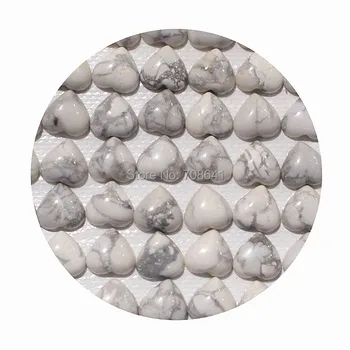 8mm New Heart Dome Howlite stone Cabochons Stone CABs Back flat Cabochon Jewelry Wholesale
8mm New Heart Dome Howlite stone Cabochons Stone CABs Back flat Cabochon Jewelry Wholesale