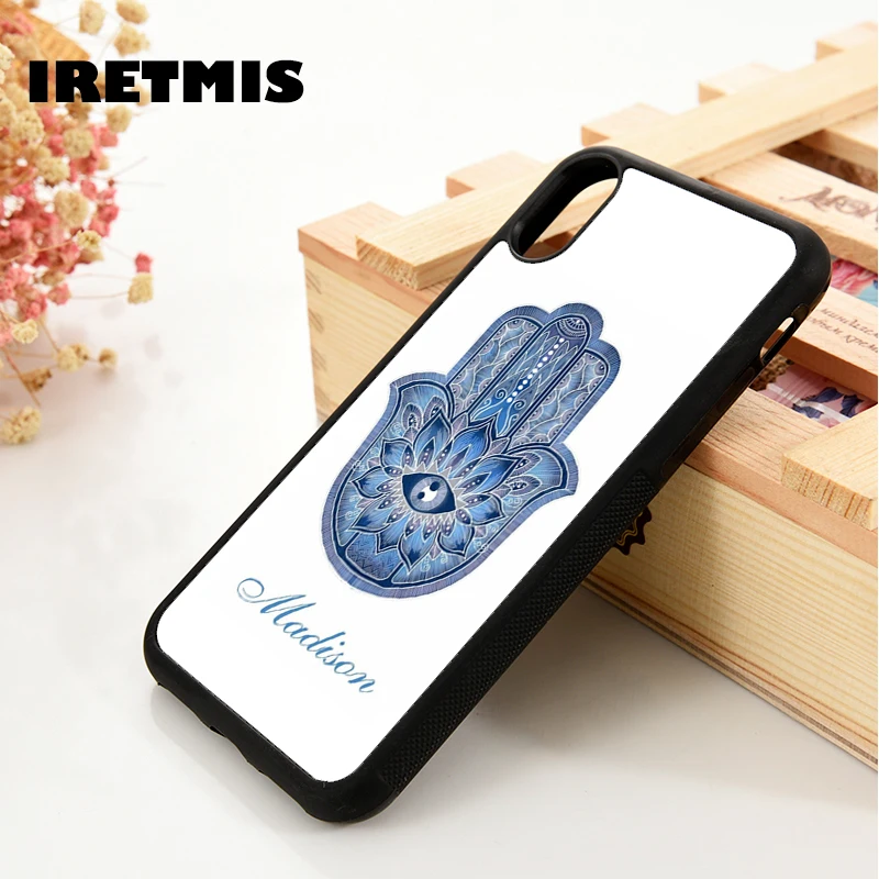 Iretmis 5 5S SE 6 6S Мягкий силиконовый чехол из ТПУ для телефона iPhone 7 8 plus X Xs 11 Pro Max XR Hamsa с