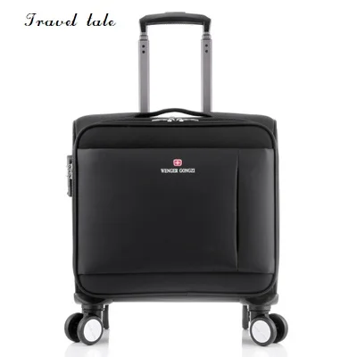 Travel tale wear-resisting business 16 Inch Oxford Rolling Luggage Spinner brand computer small boarding Travel Suitcase 
Travel tale wear-resisting business 16 Inch Oxford Rolling Luggage Spinner brand computer small boarding Travel Suitcase