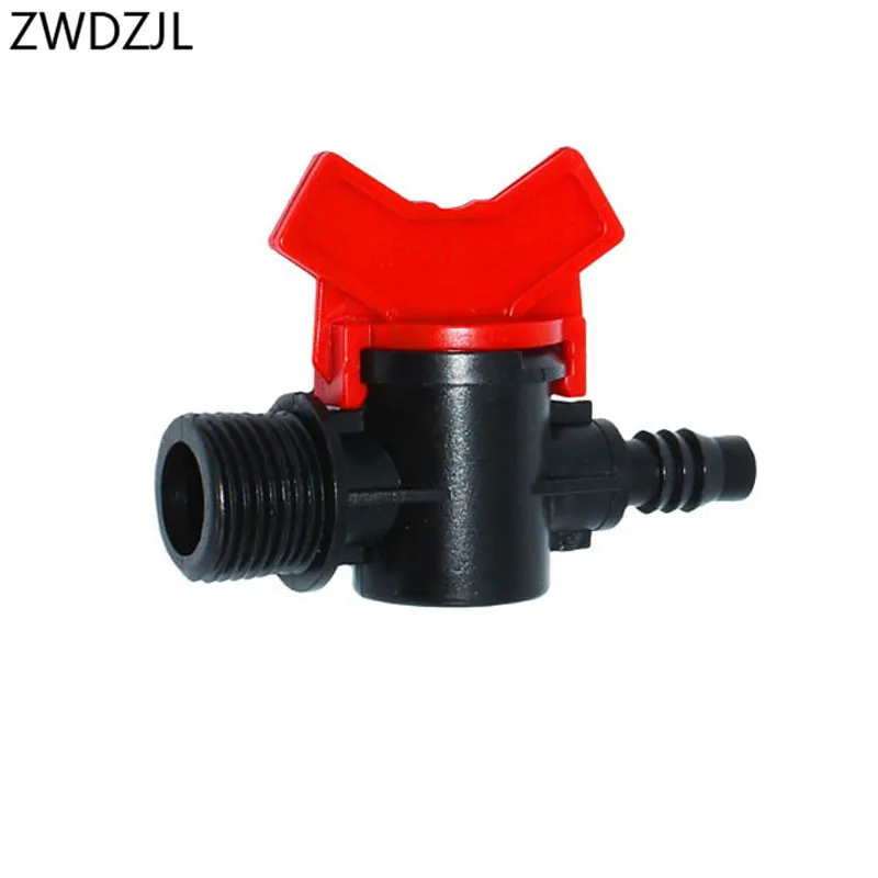 Garden tap male 1/2 to the 3/8 Drip irrigation water valve 2 way 8/11 Mini Valve hose waterstop connectors 3/8" barb tap 1pcs
Garden tap male 1/2 to the 3/8 Drip irrigation water valve 2 way 8/11 Mini Valve hose waterstop connectors 3/8" barb tap 1pcs