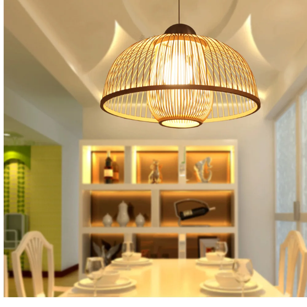 Pendant Lights Restaurant lamp simple creative bedroom light bamboo Japanese lantern Chinese pendant lamp modern room LU728316 
Pendant Lights Restaurant lamp simple creative bedroom light bamboo Japanese lantern Chinese pendant lamp modern room LU728316