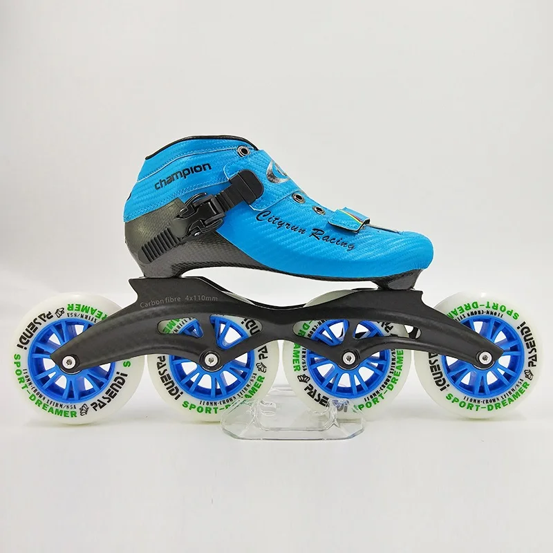 Speed Inline Skates Carbon Fiber Professional Competition Skates 4 Wheels Racing Skating 4x100 4x110mm Carbon Frame
Speed Inline Skates Carbon Fiber Professional Competition Skates 4 Wheels Racing Skating 4x100 4x110mm Carbon Frame