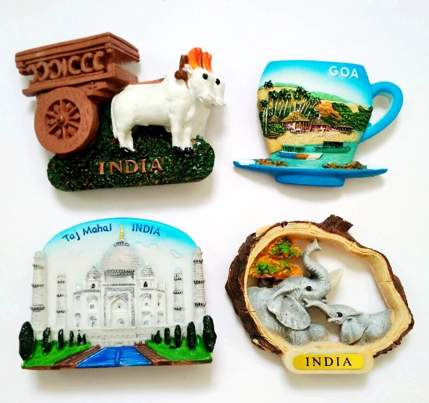 Goa, India Indian Coffee Cup Taj Mahal Elephants 3D Fridge Magnets Travel Souvenirs Refrigerator Magnetic Sticker Home Decor
Goa, India Indian Coffee Cup Taj Mahal Elephants 3D Fridge Magnets Travel Souvenirs Refrigerator Magnetic Sticker Home Decor