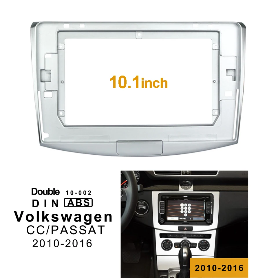 2Din Car DVD Frame Audio Fitting Adaptor Dash Trim Facia Panel 10.1" For Volkswagen CC/PASSAT 2010-2016 Double Din Radio Player
2Din Car DVD Frame Audio Fitting Adaptor Dash Trim Facia Panel 10.1" For Volkswagen CC/PASSAT 2010-2016 Double Din Radio Player