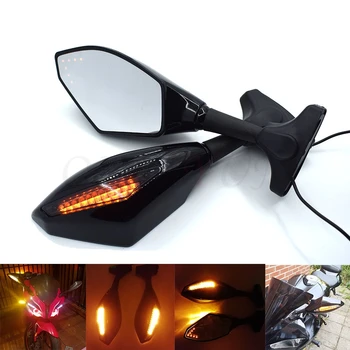 Universal Motorcycle Rear View Side Wing Mirrors w/ LED Turn Signal Light For Yamaha FZ1 FZ6 Fazer FZ8 FZ6R XJ6 MT-07 MT09 MT-09
Universal Motorcycle Rear View Side Wing Mirrors w/ LED Turn Signal Light For Yamaha FZ1 FZ6 Fazer FZ8 FZ6R XJ6 MT-07 MT09 MT-09