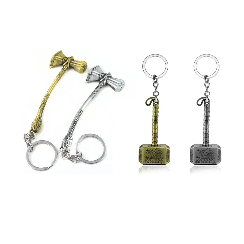 Wholesale 20 Pcs/Lot Avengers 3 Infinity War Thor Axe Hammer Keychain High Quality Key Chain for Women Men Car Keyring Jewelry
Wholesale 20 Pcs/Lot Avengers 3 Infinity War Thor Axe Hammer Keychain High Quality Key Chain for Women Men Car Keyring Jewelry