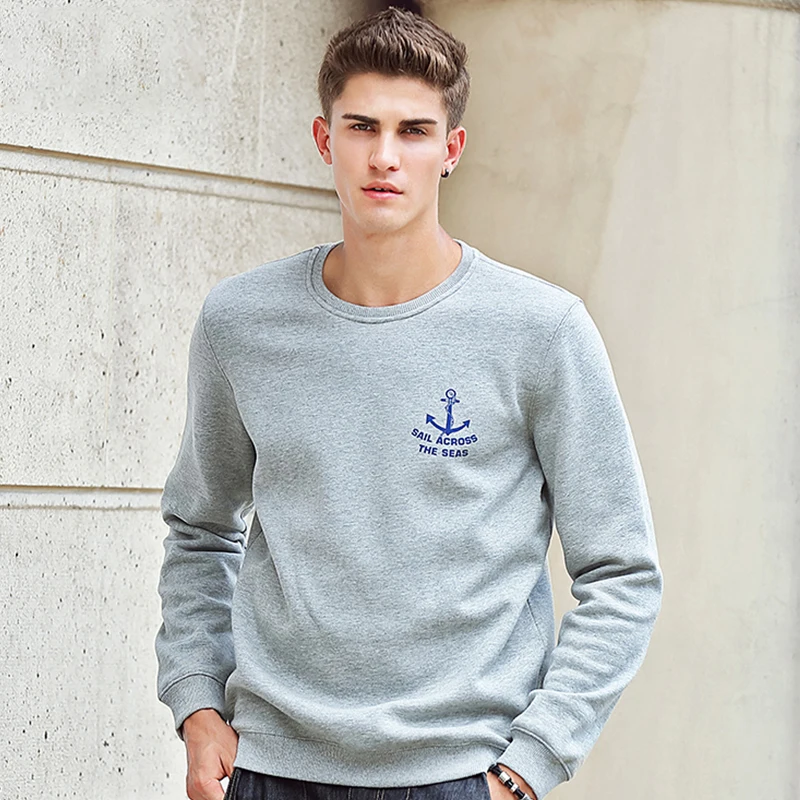 Pioneer Camp hoodies men autumn winter thick fleece warm casual 100% cotton crew neck dark blue sweatshirt for teen 405102
Pioneer Camp hoodies men autumn winter thick fleece warm casual 100% cotton crew neck dark blue sweatshirt for teen 405102