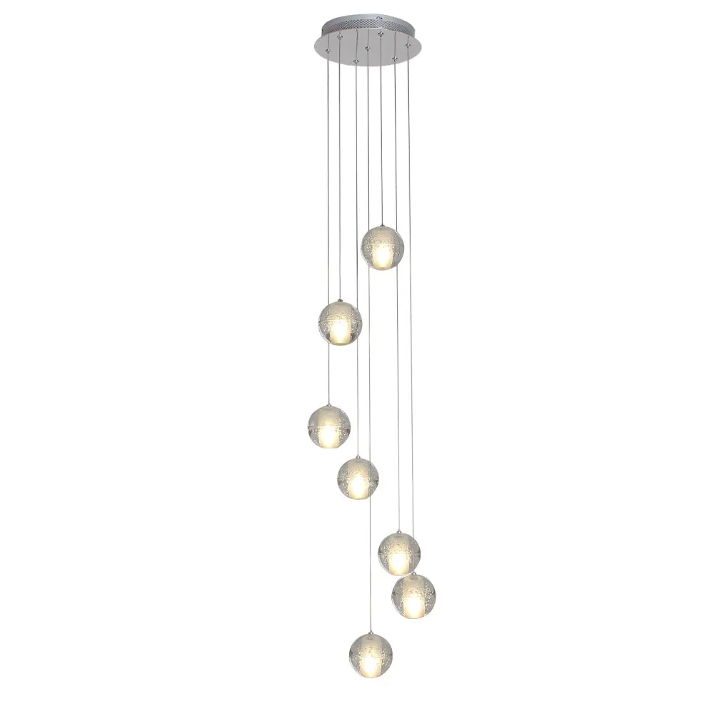 Free Shipping Modern Pendant Light 7 Heads G4 Led Bulbs Crystal Suspension Lighting Stairs Dinning Room Loft Lamp Warm Light
Free Shipping Modern Pendant Light 7 Heads G4 Led Bulbs Crystal Suspension Lighting Stairs Dinning Room Loft Lamp Warm Light