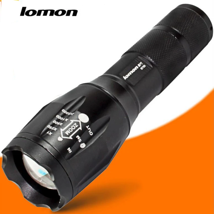 

Zoomable Telescopic LED Flashlight 1000 Lumens Police Flashlight CREE XML T6 18650 Rechargeable Torch High Power Super Bright
