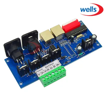 4CH 4A with RJ45 interface RGBW LED Controller Easy DMX DMX512 Decoder,Dimmer,Drive,DC12V-24V for LED Strip Light
4CH 4A with RJ45 interface RGBW LED Controller Easy DMX DMX512 Decoder,Dimmer,Drive,DC12V-24V for LED Strip Light