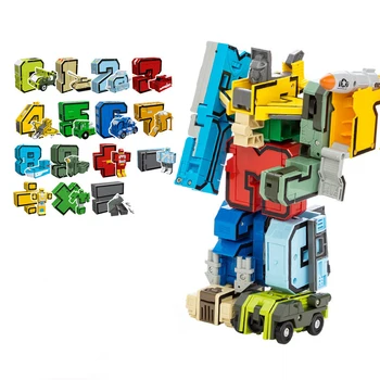 15Pcs Creative Digital Robot Building Block Assembly Education Block Action Model Conversion Robot Deformation Toys For Children
15Pcs Creative Digital Robot Building Block Assembly Education Block Action Model Conversion Robot Deformation Toys For Children
