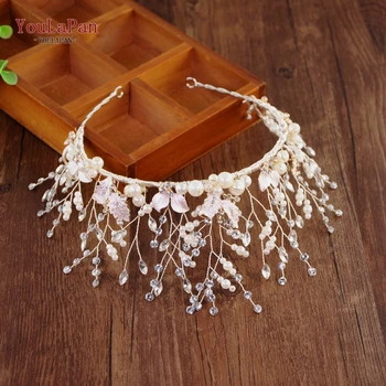YouLaPan HP213-S Rhinestone wedding hair crown Crystal and pearl hair accessories Water pink alloy leaves Wedding Hair Jewelry
YouLaPan HP213-S Rhinestone wedding hair crown Crystal and pearl hair accessories Water pink alloy leaves Wedding Hair Jewelry