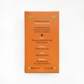 Full English Kamasutra Tarot cards Factory Made High Quality Deck Board Game Cards
Full English Kamasutra Tarot cards Factory Made High Quality Deck Board Game Cards
