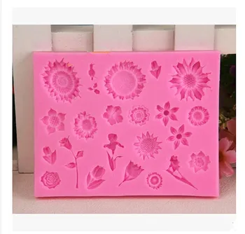 A variety of styles of flowers and plants Modelling fondant silicon mold chocolate cake decoration sugargraft baking gum paste
A variety of styles of flowers and plants Modelling fondant silicon mold chocolate cake decoration sugargraft baking gum paste