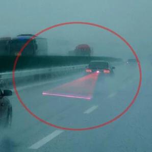 Фото Автомобиль Стайлинг задний лазерный противотуманный фонарь сигнальные огни