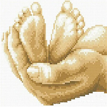 New DIY Diamond Embroidery Diamond Painting Diamond Mosaic Embroidery With Home Decoration cross stitch Hands With Baby Foot KBL 
New DIY Diamond Embroidery Diamond Painting Diamond Mosaic Embroidery With Home Decoration cross stitch Hands With Baby Foot KBL