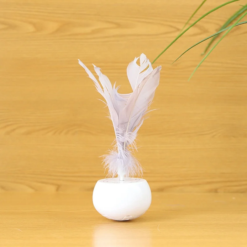Cat Electric Rotating Toy Feather Tumbler Ball Toys Plastic Funny Pet Interactive Training Toy For Cats Pet Supplies
Cat Electric Rotating Toy Feather Tumbler Ball Toys Plastic Funny Pet Interactive Training Toy For Cats Pet Supplies
