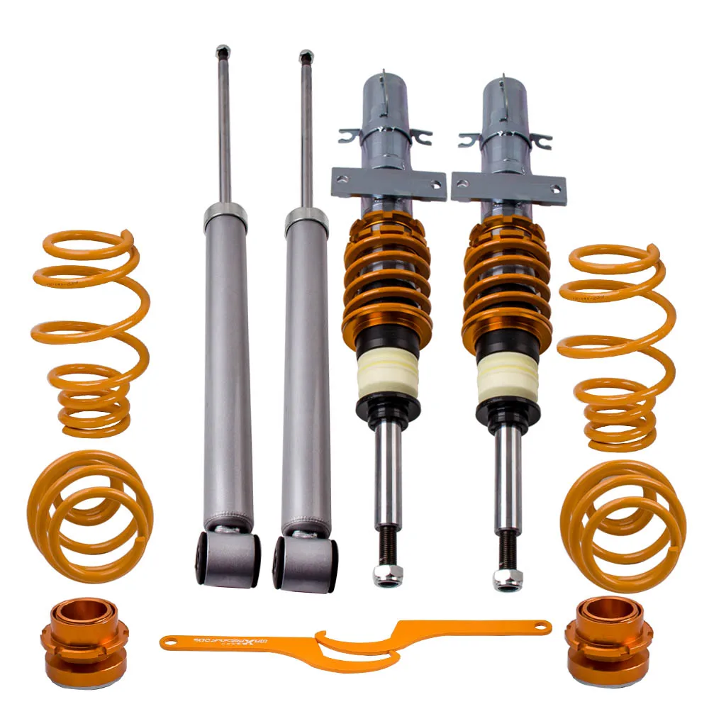 Coilover Suspension Shock Kit for VW Polo 9N 1.2L 1.4L 2002-2009 Shock Absorber Struts Coilovers
Coilover Suspension Shock Kit for VW Polo 9N 1.2L 1.4L 2002-2009 Shock Absorber Struts Coilovers