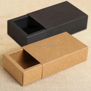 16x10.2x5.5cm Brown Black Drawer Shape Craft Gift Handmade Soap Package Kraft Paper Gift Boxes Black Packaging Cardboard Box
16x10.2x5.5cm Brown Black Drawer Shape Craft Gift Handmade Soap Package Kraft Paper Gift Boxes Black Packaging Cardboard Box
