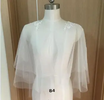 Bridal bolero coat white ivory tulle lace applique Bride Wedding Party Wraps Shrug Shawl Ball Bridesmaid Cloak
Bridal bolero coat white ivory tulle lace applique Bride Wedding Party Wraps Shrug Shawl Ball Bridesmaid Cloak
