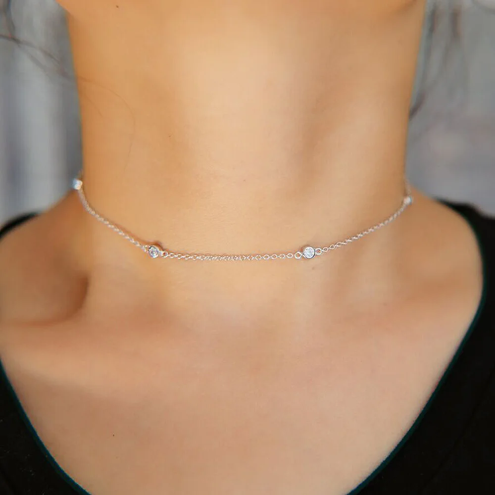 delicate dainty cz necklace 925 sterling silver aaa+ cz drop short layer choker necklace for girls dot mini cz charm boho jewelr
delicate dainty cz necklace 925 sterling silver aaa+ cz drop short layer choker necklace for girls dot mini cz charm boho jewelr