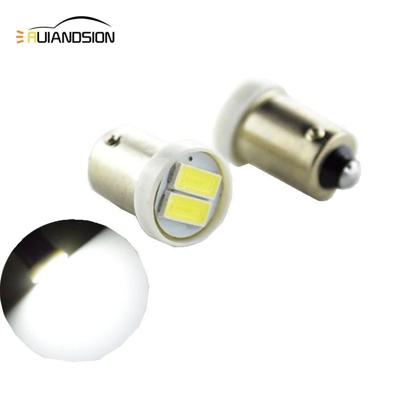1pc White Bulbs BA9S BAX9S BAY9S T4W H6W H21W Led 12V 24V Car LED 5730 2 SMD LED Interior Bulbs Reading Light Car Light Sourse
1pc White Bulbs BA9S BAX9S BAY9S T4W H6W H21W Led 12V 24V Car LED 5730 2 SMD LED Interior Bulbs Reading Light Car Light Sourse