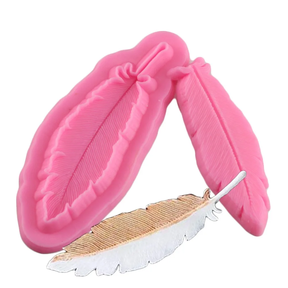 Feather Shaped 3D Reverse Sugar Molding Fondant Cake Silicone Mold For Fimo Polymer Clay Molds Decoration Tools
Feather Shaped 3D Reverse Sugar Molding Fondant Cake Silicone Mold For Fimo Polymer Clay Molds Decoration Tools
