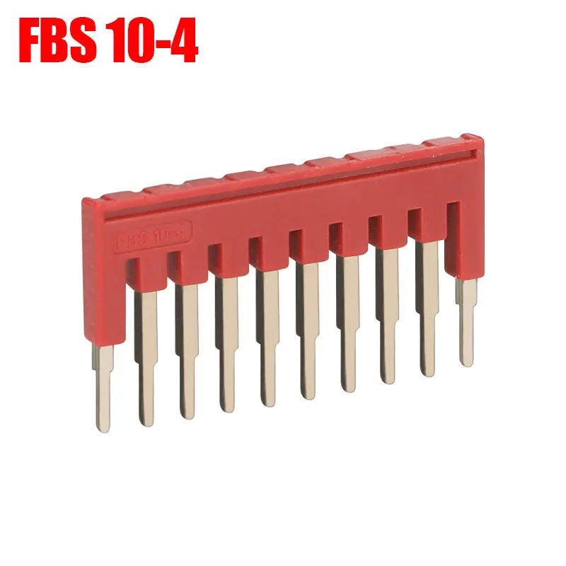 Jumper FBS 10-4 PLUG IN bridge for ST1.5 DIN Rail Terminal Blocks L41/H22.6/W3.4 mm Terminal Blocks
Jumper FBS 10-4 PLUG IN bridge for ST1.5 DIN Rail Terminal Blocks L41/H22.6/W3.4 mm Terminal Blocks