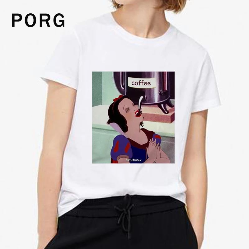 Snow White Likes Coffee tshirt harajuku tumblr print T Shirt korean style Aesthetic camisetas verano mujer 2019 t shirt women
Snow White Likes Coffee tshirt harajuku tumblr print T Shirt korean style Aesthetic camisetas verano mujer 2019 t shirt women