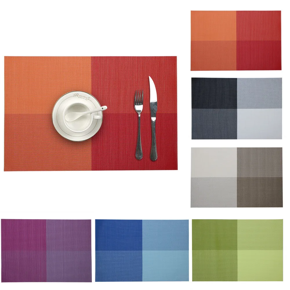 Placemat With Compatible Crossweave Insulation Placemat Washable Table Mats food grade Multifunction Set Pot Holder Kitchen 2019
Placemat With Compatible Crossweave Insulation Placemat Washable Table Mats food grade Multifunction Set Pot Holder Kitchen 2019