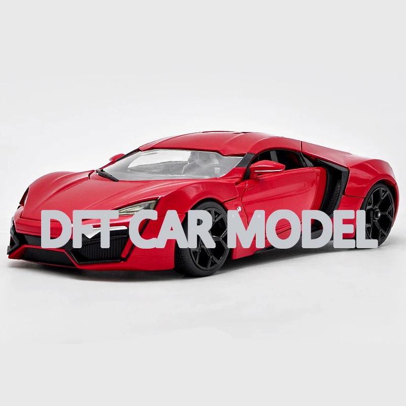 1:18 игрушечные автомобили из сплава Lykan спортивный автомобиль модель детских