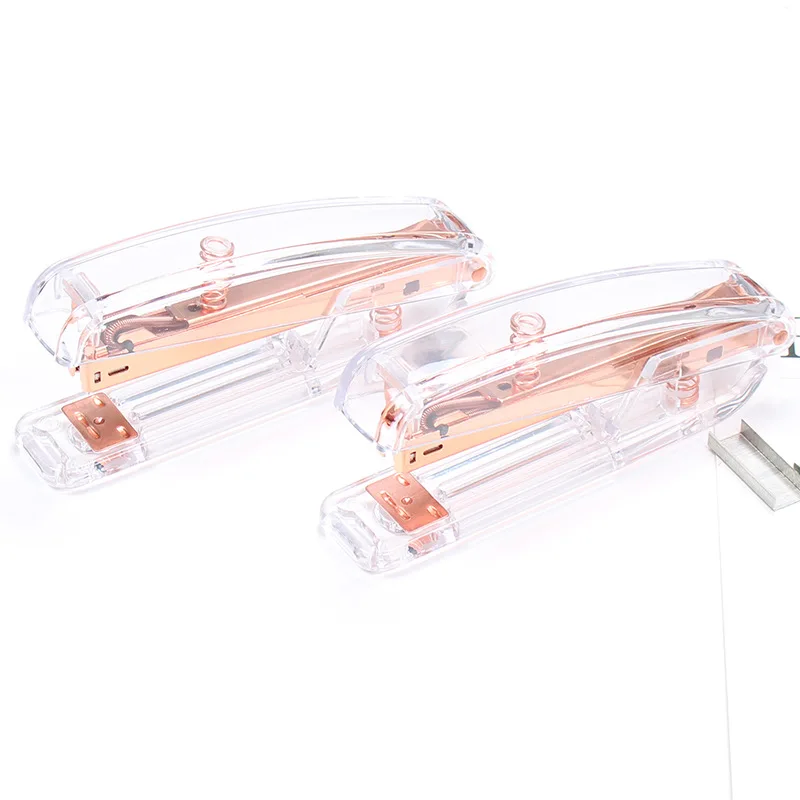 Cute Rose Gold Stapler Acrylic Metal Practical Manual Staplers 24/6 26/6 School Office Binding Stationery Supplies papeleria
Cute Rose Gold Stapler Acrylic Metal Practical Manual Staplers 24/6 26/6 School Office Binding Stationery Supplies papeleria