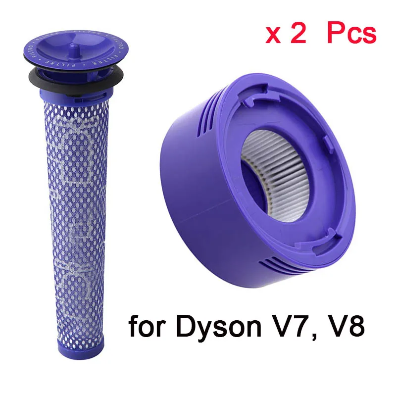Suitable for Pre Filter and HEPA Filter for Dyson V7, V8 Absolute Cordless Animal Vacuum.Replaces Part # 965661-01 and #96747801
Suitable for Pre Filter and HEPA Filter for Dyson V7, V8 Absolute Cordless Animal Vacuum.Replaces Part # 965661-01 and #96747801