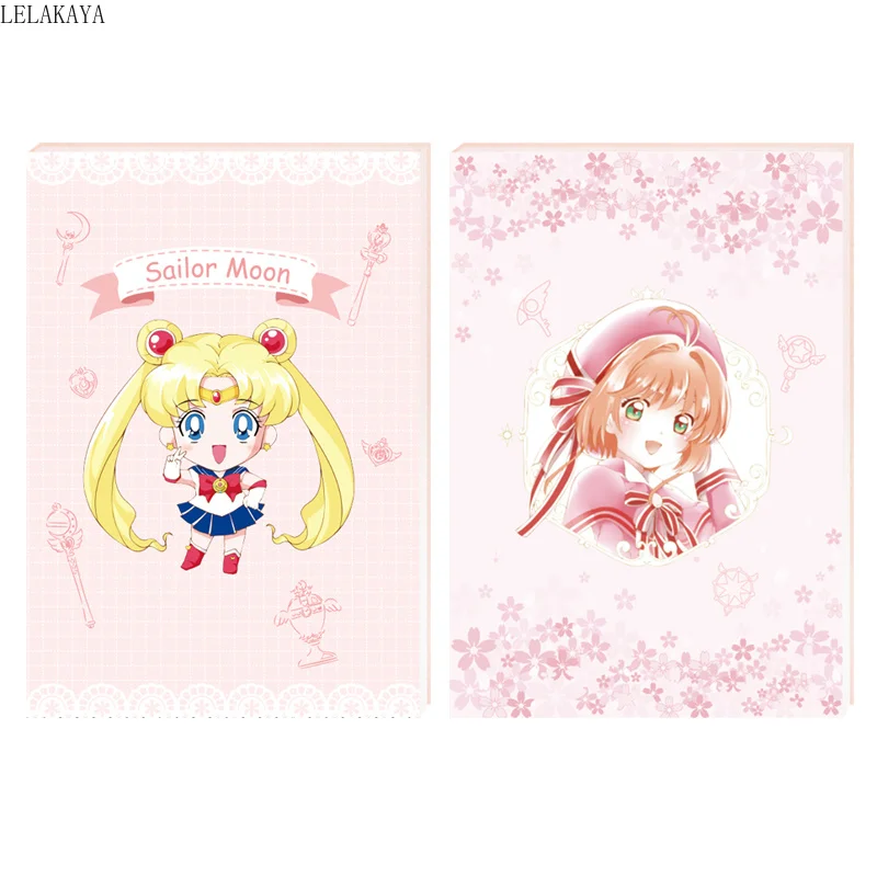 Sailor Moon Anime Action Figure Printed Paper Card Captor Sakura Cartoon Creative Kids Study Notebooks Stationery Journal Book
Sailor Moon Anime Action Figure Printed Paper Card Captor Sakura Cartoon Creative Kids Study Notebooks Stationery Journal Book