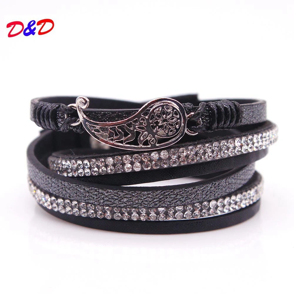 D&D New Hand Jewelry Leather Bracelet For Women Chain Simple All-Match Word Alloy Wide Charm Bracelet Bangle
D&D New Hand Jewelry Leather Bracelet For Women Chain Simple All-Match Word Alloy Wide Charm Bracelet Bangle