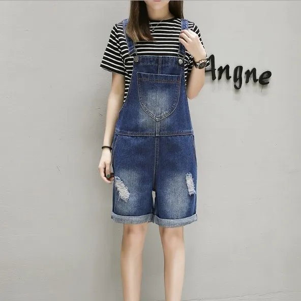 Summer Women's Denim Bib Suspender Pants Casual Plus Size 4XL 5XL Short Pants Women Jeans Strap Jumpsuit Romper Playsuit Macacao
Summer Women's Denim Bib Suspender Pants Casual Plus Size 4XL 5XL Short Pants Women Jeans Strap Jumpsuit Romper Playsuit Macacao