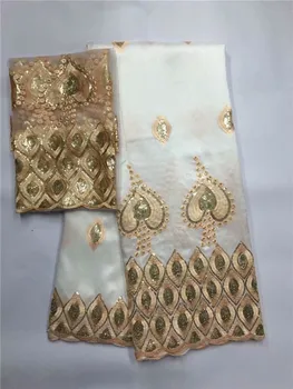 Nigerian silk George with 2yards Tulle Lace African George Lace sequins With Blouse High Quality Nigerian Lace Fabrics George
Nigerian silk George with 2yards Tulle Lace African George Lace sequins With Blouse High Quality Nigerian Lace Fabrics George