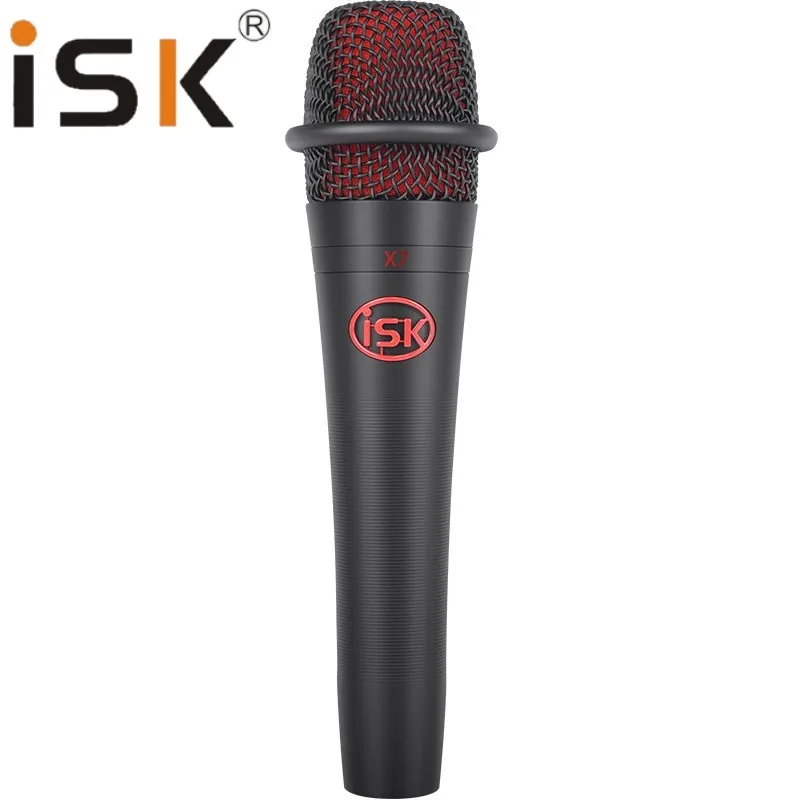 ISK X7 dynamic microphone mobile phone computer karaoke live broadcast recording universal mic with audio cable
ISK X7 dynamic microphone mobile phone computer karaoke live broadcast recording universal mic with audio cable