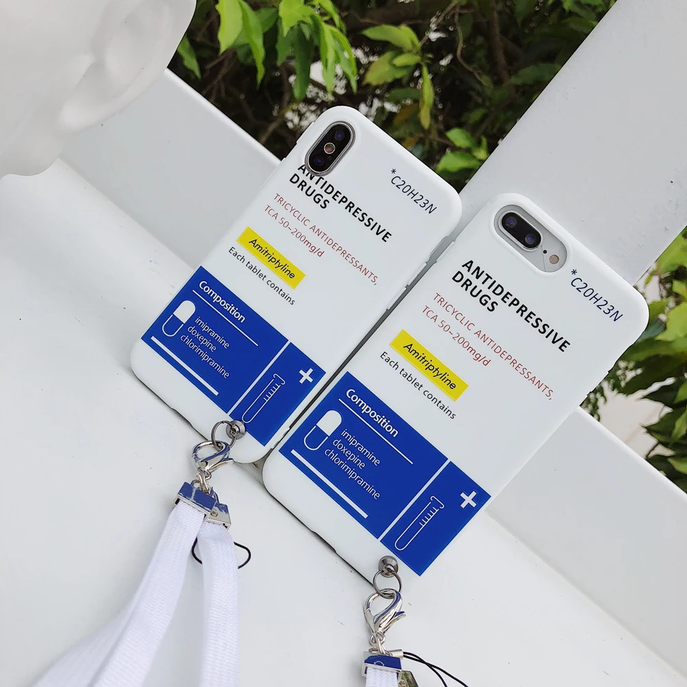 For iPhone 8 7 7 Plus Case Capsule Pills Silicone Soft TPU Back Phone Case For iPhone X 6 6S Plus Cover with Lanyard
For iPhone 8 7 7 Plus Case Capsule Pills Silicone Soft TPU Back Phone Case For iPhone X 6 6S Plus Cover with Lanyard