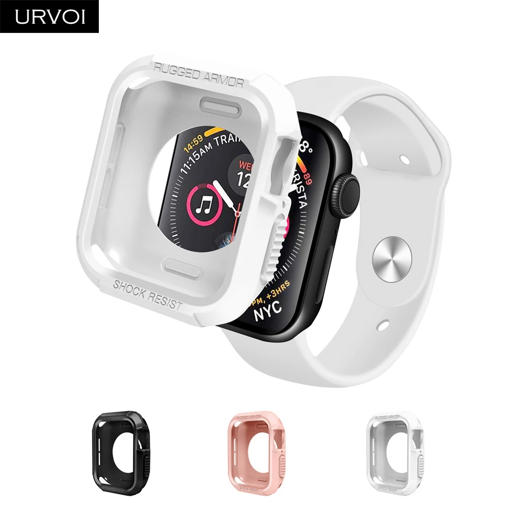 URVOI frame for apple watch 4 cover TPU case for iwatch anti-shocked protector tough armor hard case band 40 44mm White Black
URVOI frame for apple watch 4 cover TPU case for iwatch anti-shocked protector tough armor hard case band 40 44mm White Black