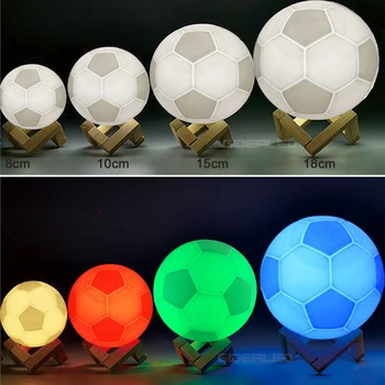3D Print Football Lamp Rechargeable Beside Table Lamp Night Light Many Changing Push Decoration Gifts great for boy footbal fans
3D Print Football Lamp Rechargeable Beside Table Lamp Night Light Many Changing Push Decoration Gifts great for boy footbal fans