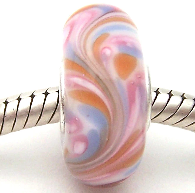PJG1053 100% S925 Sterling Silver Beads Murano Glass beads Fit European Charms Bracelet charms diy jewelry Lampwork GlassBeads
PJG1053 100% S925 Sterling Silver Beads Murano Glass beads Fit European Charms Bracelet charms diy jewelry Lampwork GlassBeads