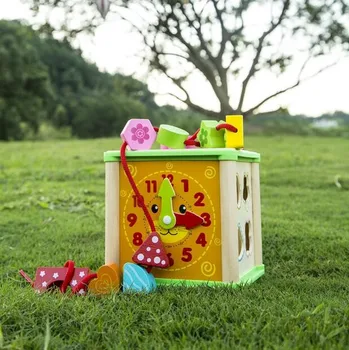 Early childhood education wooden multi-function Geometric Assembling Blocks beaded building blocks toys
Early childhood education wooden multi-function Geometric Assembling Blocks beaded building blocks toys