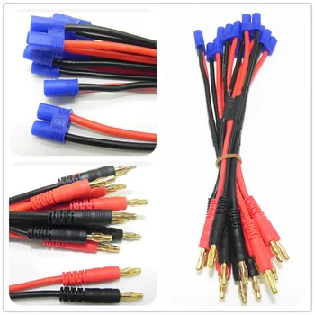 10sets EC3 to 4mm Banana Connector Bullet Plug with 14 AWG Silicone Cable 150MM for DIY Lipo Battery RC Power Supply
10sets EC3 to 4mm Banana Connector Bullet Plug with 14 AWG Silicone Cable 150MM for DIY Lipo Battery RC Power Supply
