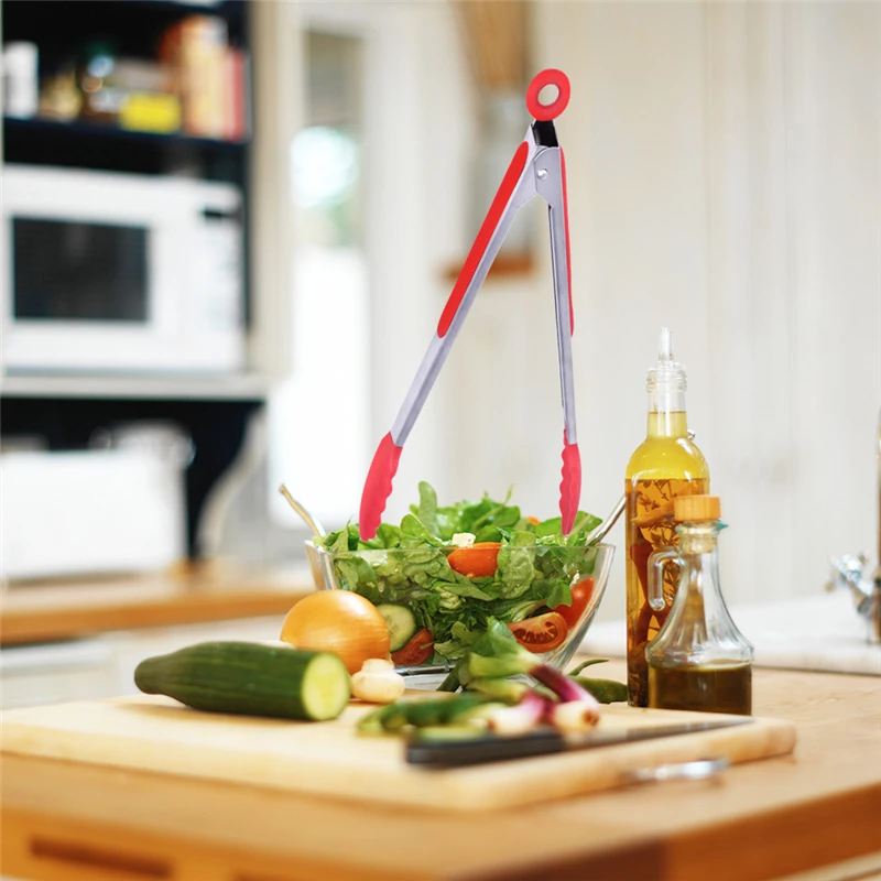 TTLIFE 1pc Stainless Steel BBQ Tongs Kitchen Salad Fruits Tong Cooking Food Tongs Grill Clip Clamp Serving Utensil Barbecue Tool
TTLIFE 1pc Stainless Steel BBQ Tongs Kitchen Salad Fruits Tong Cooking Food Tongs Grill Clip Clamp Serving Utensil Barbecue Tool